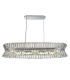 Uptown 10 Light Oval Pendant Chrome Clear Crystal_Main