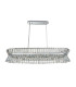 Uptown 10 Light Oval Pendant Chrome Clear Crystal_Off