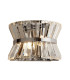 Uptown 2 Light Wall Light Chrome Clear Crystal_Main