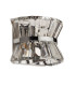 Uptown 2 Light Wall Light Chrome Clear Crystal_Off