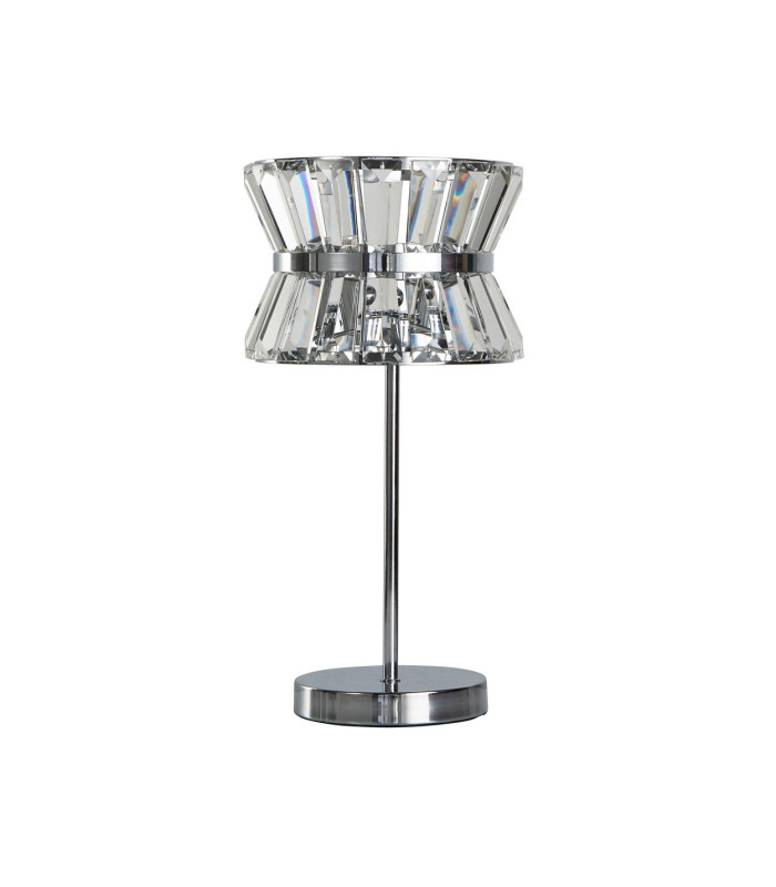 Uptown 2 Light Table Lamp Chrome Clear Crystal_Off