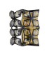 Iris Wall Light Black Crystal Brass_Off