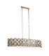 Iris 6 Light Pendant Black Crystal Brass_Main