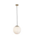 Atom 30cm Pendant Satin Brass Opal Glass_Main