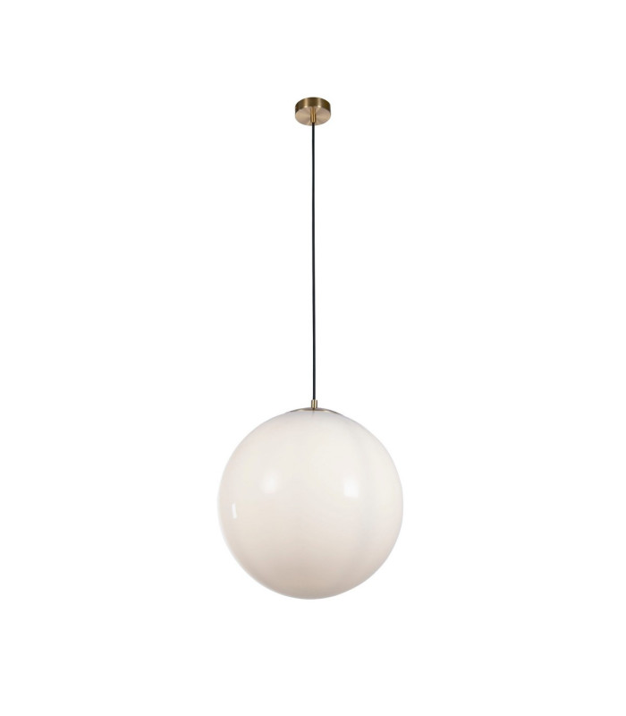 Atom 40cm Pendant Satin Brass Opal Glass_Main