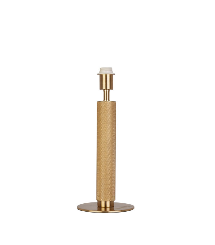 Base Only London Table Lamp Knurled Gold Metal_Off
