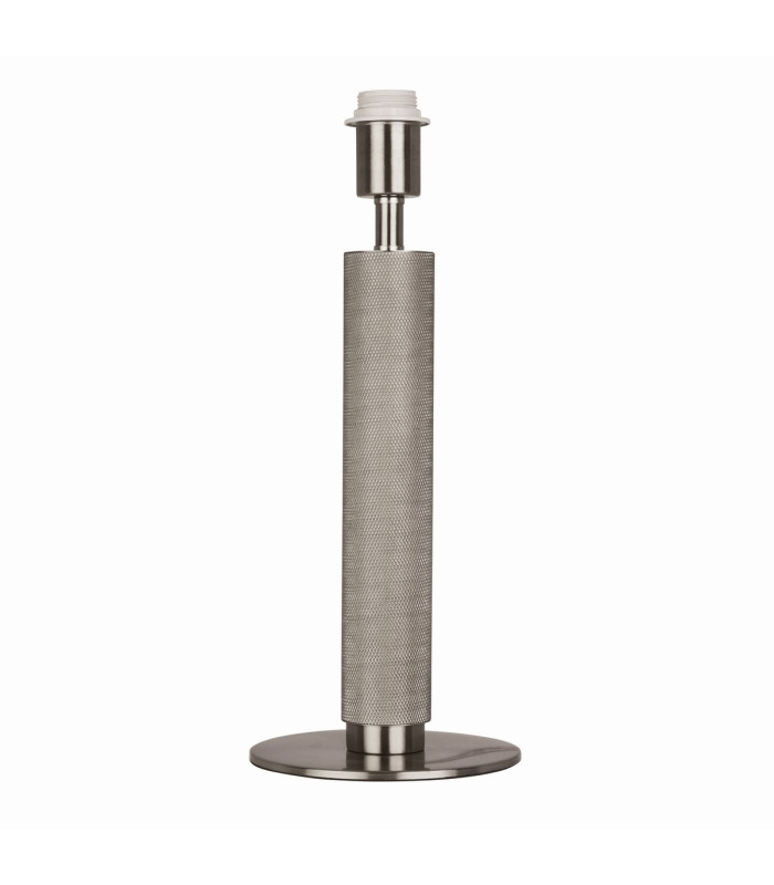 Base Only London Table Lamp Knurled Silver_Main