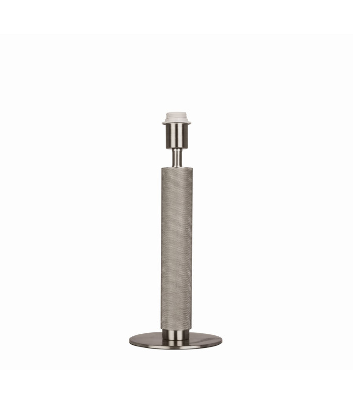 Base Only London Table Lamp Knurled Silver_Off