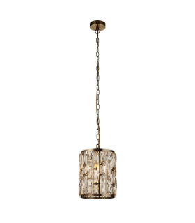 Bijou Pendant Antique Brass Champagne Glass_Main