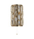 Bijou 2 Light Wall Light Antique Brass Champagne Glass_Off