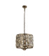 Bijou 3 Light Pendant Antique Brass Champagne Glass_Off