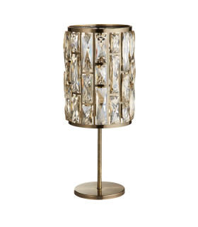 Bijou Table Lamp Antique Brass Champagne Glass_Off