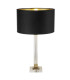 Scarborough Table Lamp Crystal Brass Black Velvet_Main