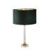 Scarborough Table Lamp Crystal Brass Green Velvet_Main