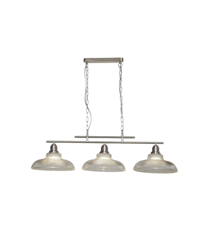 Bistro III 3 Light Bar Pendant Satin Silver Metal_Main