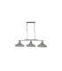 Bistro III 3 Light Bar Pendant Satin Silver Metal_Off