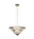 Savannah 8 Light Pendant To Flush Chrome Clear Crystal_Main