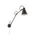 Swing Arm Wall Light Grey Metal_Off