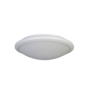 Knutsford Flush White Frosted Glass_Off