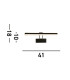 Rhodes 40cm Picture Light Black Metal_Line