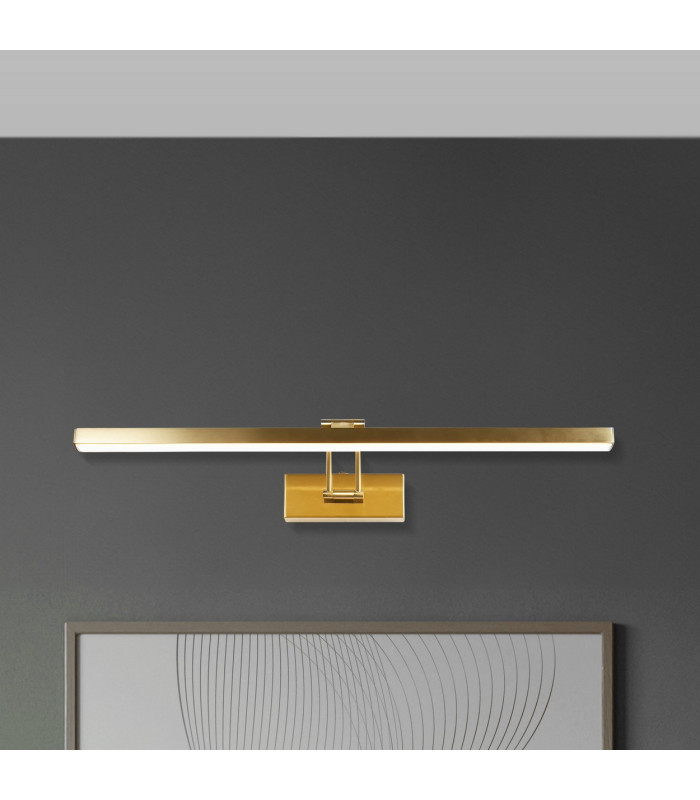 Rhodes 60cm Picture Light Satin Brass Metal_Room