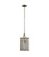 Victoria 2 Light Pendant Antique Brass Clear Crystal_Off