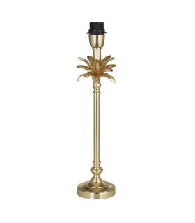 Base Only Palm Table Lamp Satin Brass Metal_Main