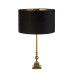 Whitby Table Lamp Antique Brass Black Velvet Shade_Off