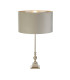 Whitby Table Lamp Chrome Light Grey Velvet Shade_Main