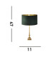 Whitby Table Lamp Antique Brass Green Velvet Shade_Line