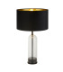 Oxford Table Lamp Glass Black Marble Black Velvet_Main