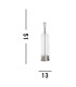 Base Only Oxford Table Lamp Satin Nickel Glass_Line