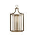 Victoria Wall Light Antique Brass Clear Crystal_Off