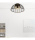 Vision Cage 3 Light Flush Matt Black Metal_Room