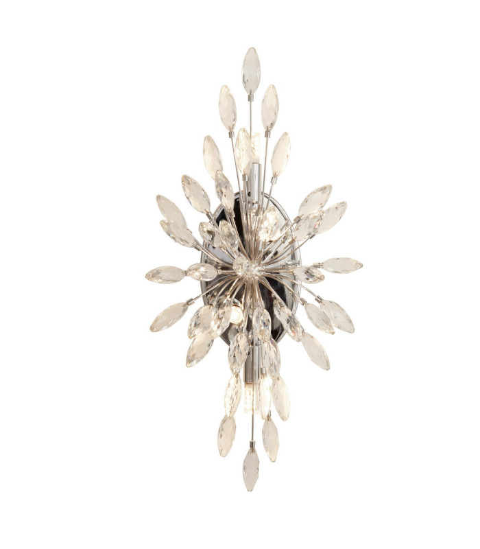 Peacock 4 Light Wall Light Chrome Crystal_Main