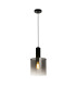 Sweden Pendant Matt Black Smoked Ombre Glass_Main