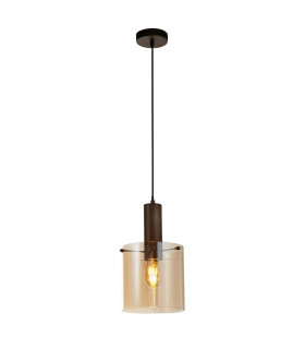 Sweden Pendant Mocha Amber Glass_Main