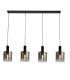 Sweden 4 Light Bar Pendant Black Smoked Ombre Glass_Main