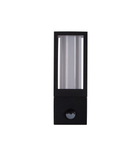 Avenue Outdoor Wall Light Black White Polycarbonate_Off