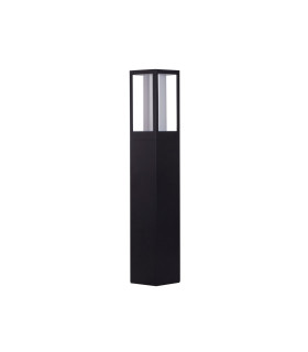 Avenue Outdoor Small Post Black Matt White Polycarbonate_Off