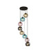 Mardi Gras II 8 Light Pendant Black Coloured Glass_Main