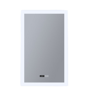 Rectangle Bathroom MirrorDigital ClockDemister Pad_Main