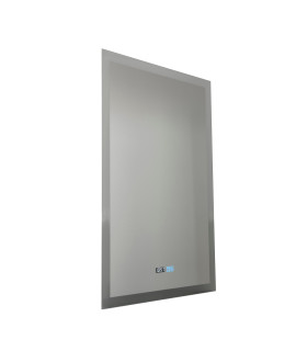 Rectangle Bathroom MirrorDigital ClockDemister Pad_Off
