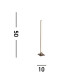 Tribeca Table Lamp Satin Silver Metal_Line