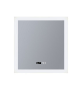 Square Bathroom Mirror Digital Clock Demister_Main