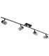 Blocs 4 Light Split Bar Spotlight Chrome Clear Glass_Off