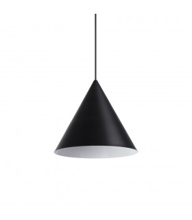 Indoor Dome Ceiling Pendant Lamp 1 Light Black, E27 - 1