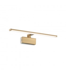 Integrated LED Picture Wall Lamp 1 Light Brass Satin 3000K - 1