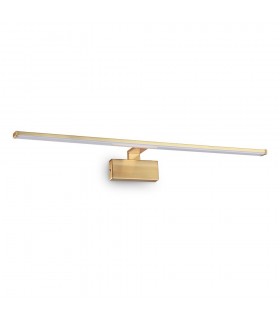 Integrated LED Picture Wall Lamp 1 Light Brass Satin 3000K - 1