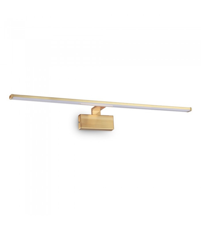 Integrated LED Picture Wall Lamp 1 Light Brass Satin 3000K - 1
